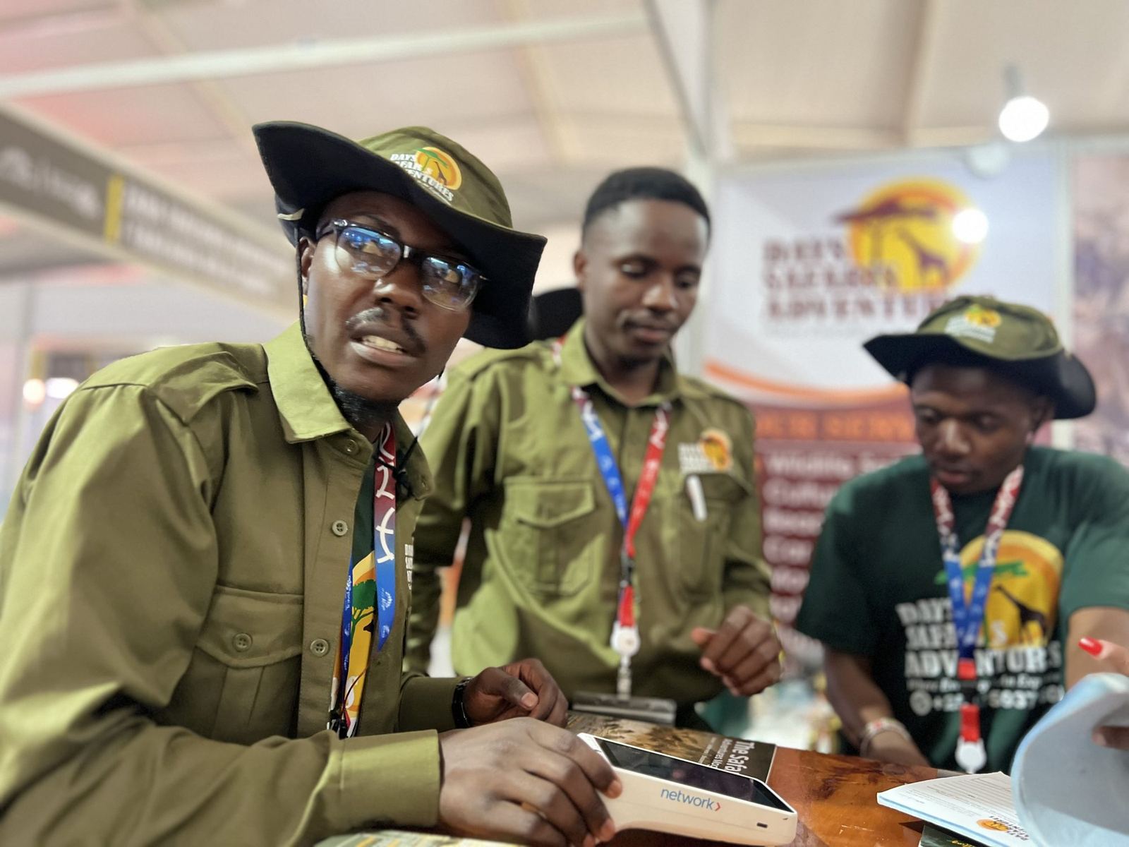 Day Safaris team serving visitors at our MKTE stand