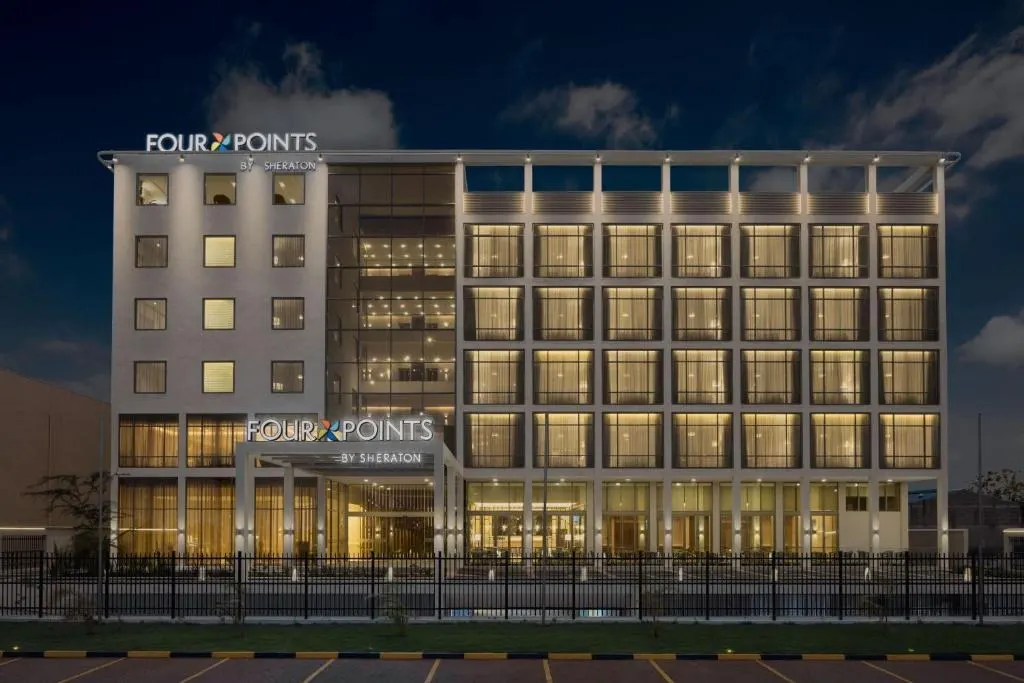 Four Points by Sheraton Nairobi Airport at night