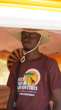 Team member at the stand