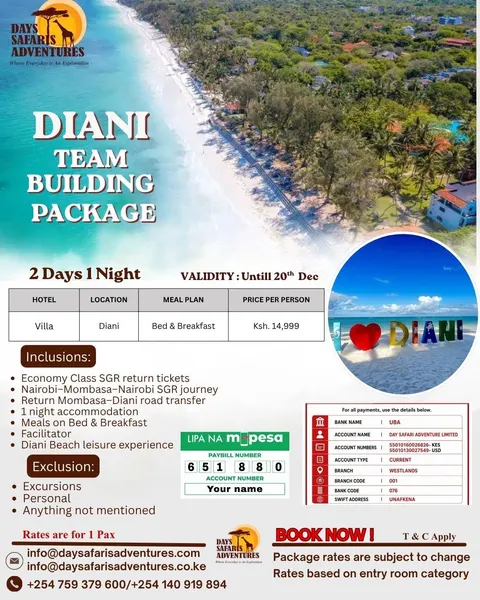 Diani Team Building Package
